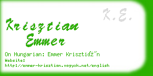 krisztian emmer business card